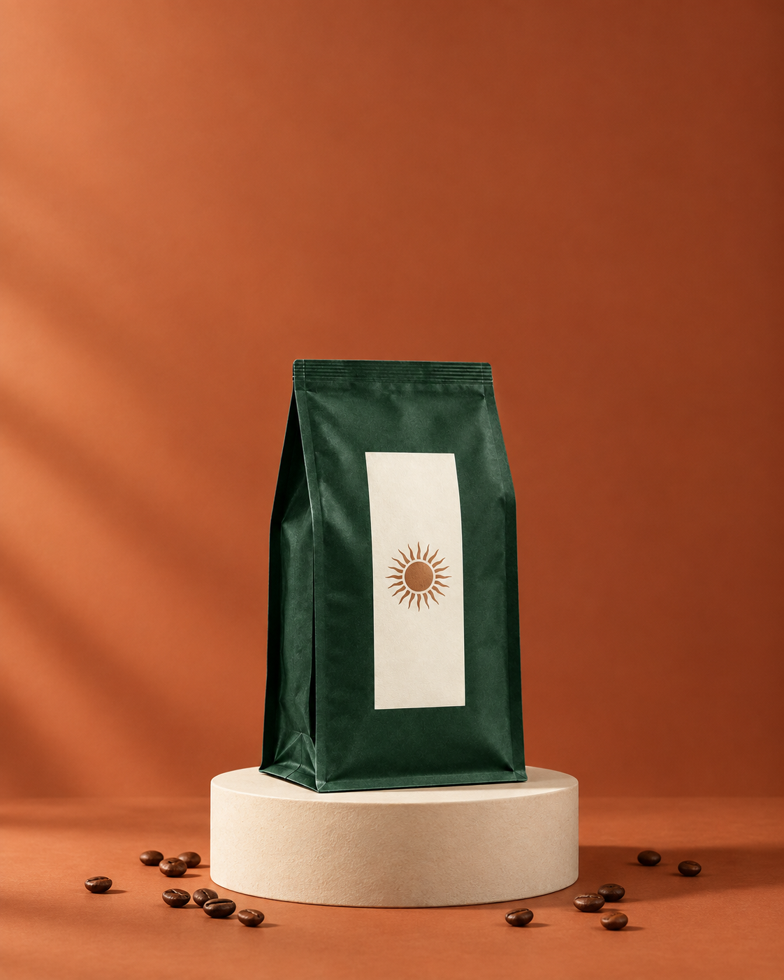 Terracotta poster background: actual Studio output