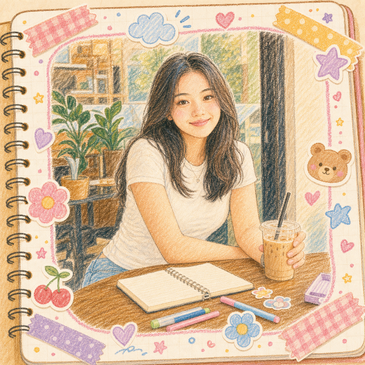 Journal Doodle style example