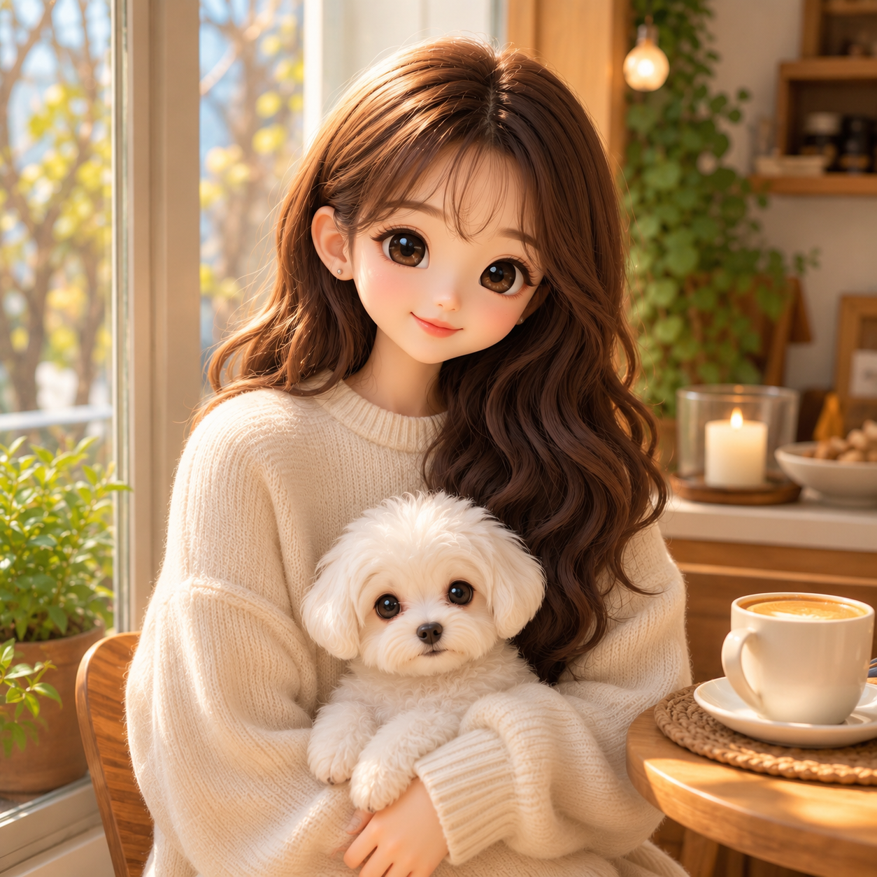 Detailed Chibi 3D style example