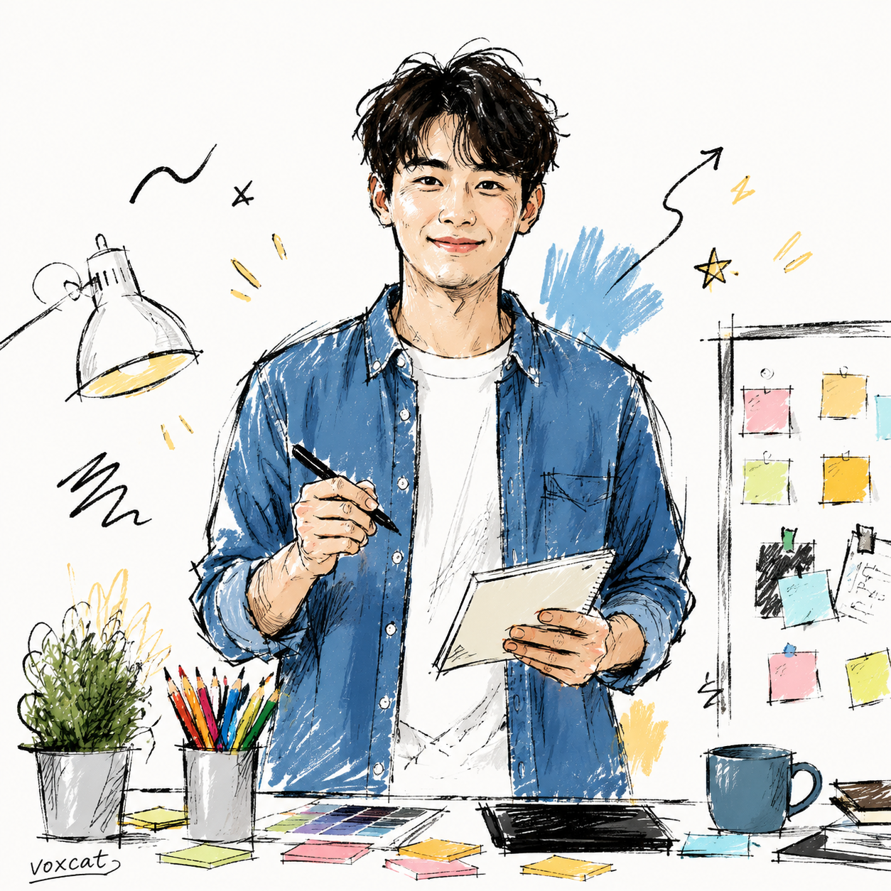 Doodle Sketch style example