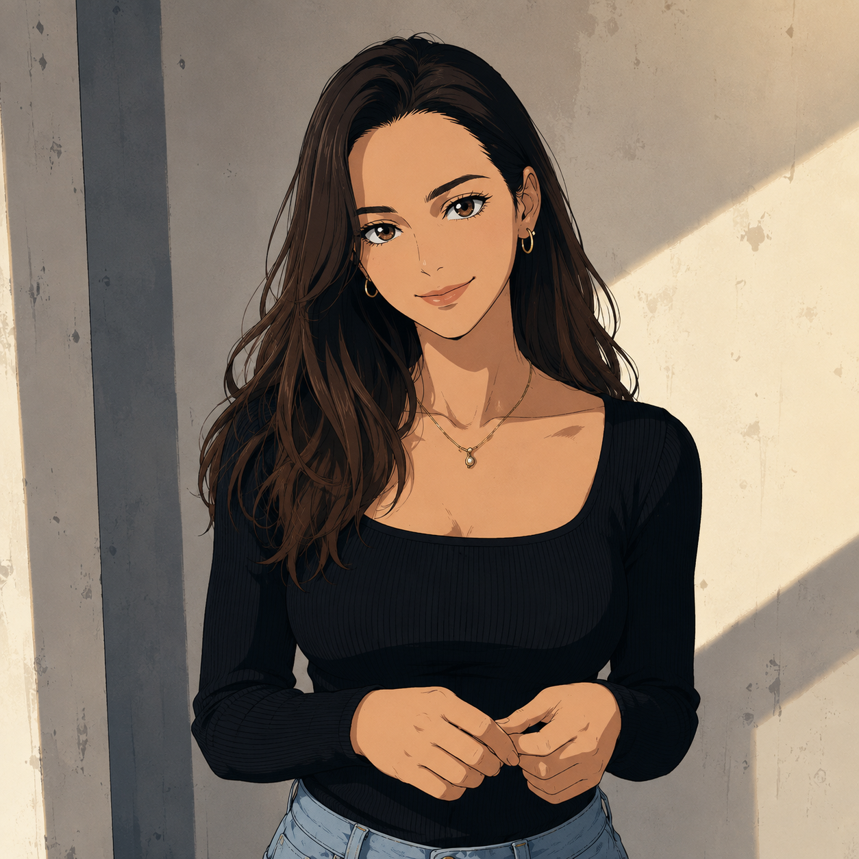 Dark Supernatural Anime style example