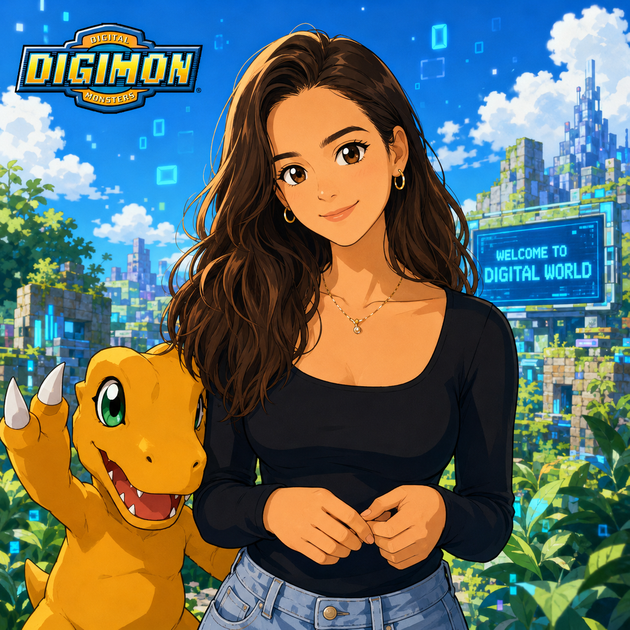 Digital Monster Anime style example