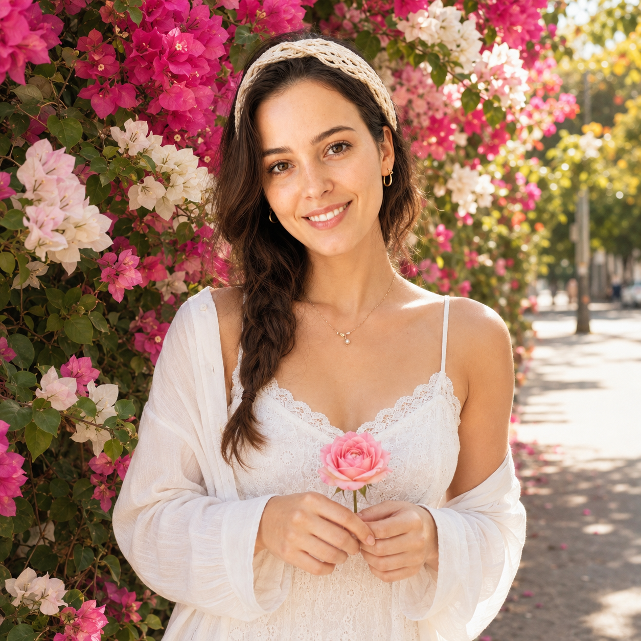 Flower Smile style example