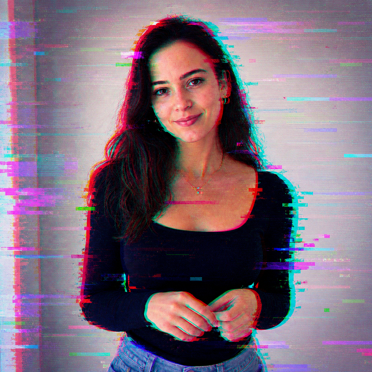 Glitch Art style example