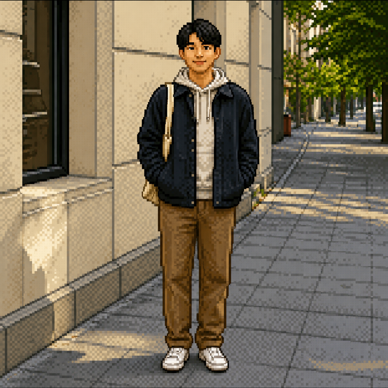 Retro Game Pixel style example