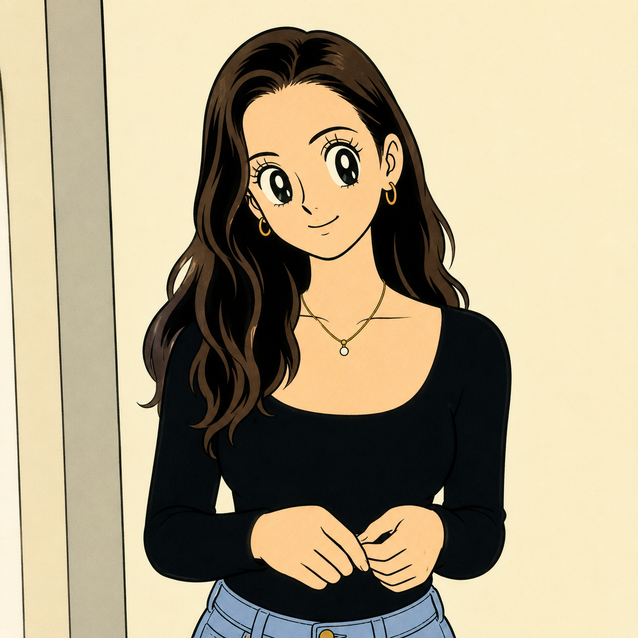Retro Robot Manga style example