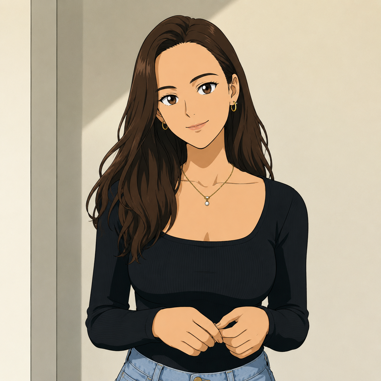 Superhero Action Anime style example